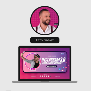 Portada El Curso Instagram Para Emprendedores 3.0 de Titto Galvez - cursode