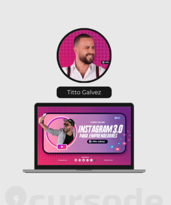 Portada El Curso Instagram Para Emprendedores 3.0 de Titto Galvez - cursode